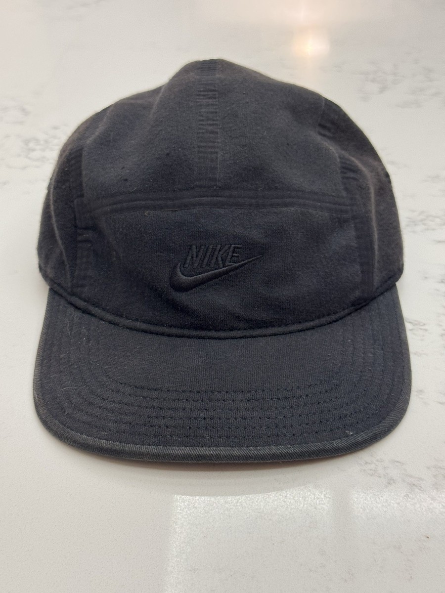 Nike AW84 Tech Fleece 5 Panel Hat Unisex 611751-010 Black Fleece