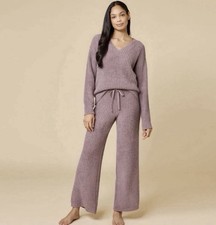 Softies Women's Marshmallow Waffle Lounge Set, Size Large, Driftwood, 160 MSRP