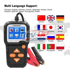 6V 12V Auto Battery Analyzer Cranking Charging Test Tool Car Moto Battery Tester