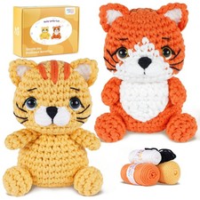 Crochet Kit for Beginners, Learn to Crochet, Include Easy Knitting Soft Yarn,...