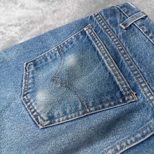 Vintage Levis Jeans Men 36x32 Fits 34x30 Orange Tab 517 Bootcut Made in USA 80s - Picture 12 of 20