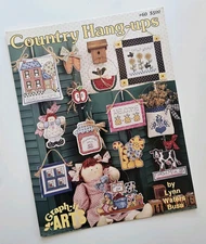 Vintage Graph-it ARTS Country Hang-ups Primitive Cross Stitch Patterns #60