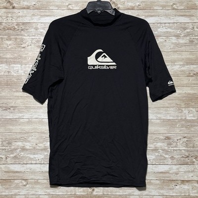 Quicksilver UVtech Compression Surf Shirt Black Size XL