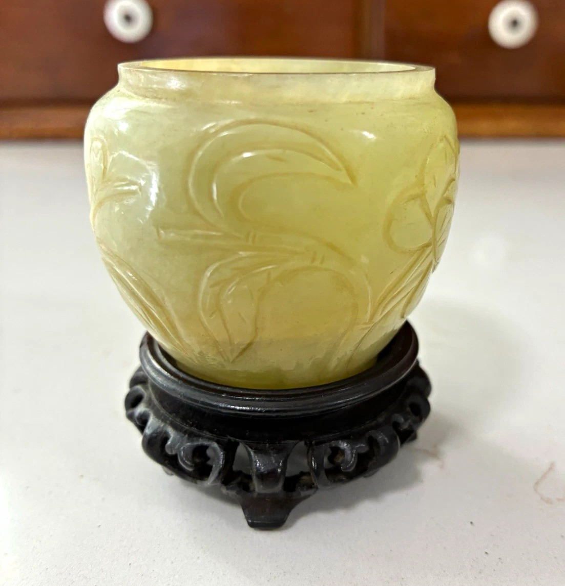 古董原始中国风玉制碗| eBay