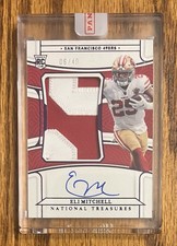 2021 Panini National Treasures - Rookie Patch Auto Purple #204 Eli Mitchell /49