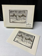 Hallmark Christmas Cards Boxed Set Of 12 Cards 13 Envelopes Sled In Snow Garland