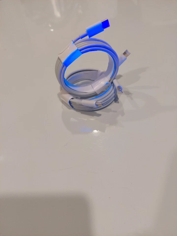 Cable de carga Lightning para Apple iPhone, 2 m.  Cargador Apple Calidad 💯💯   Foto 4 de 4