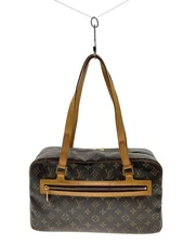 LOUIS VUITTON Handbag Cité GM_Monogram Canvas PVC Brown Used