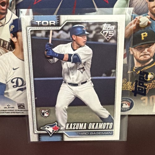 Kazuma Okamoto [75 Years of Topps] #443 2026 Topps Series 2 card