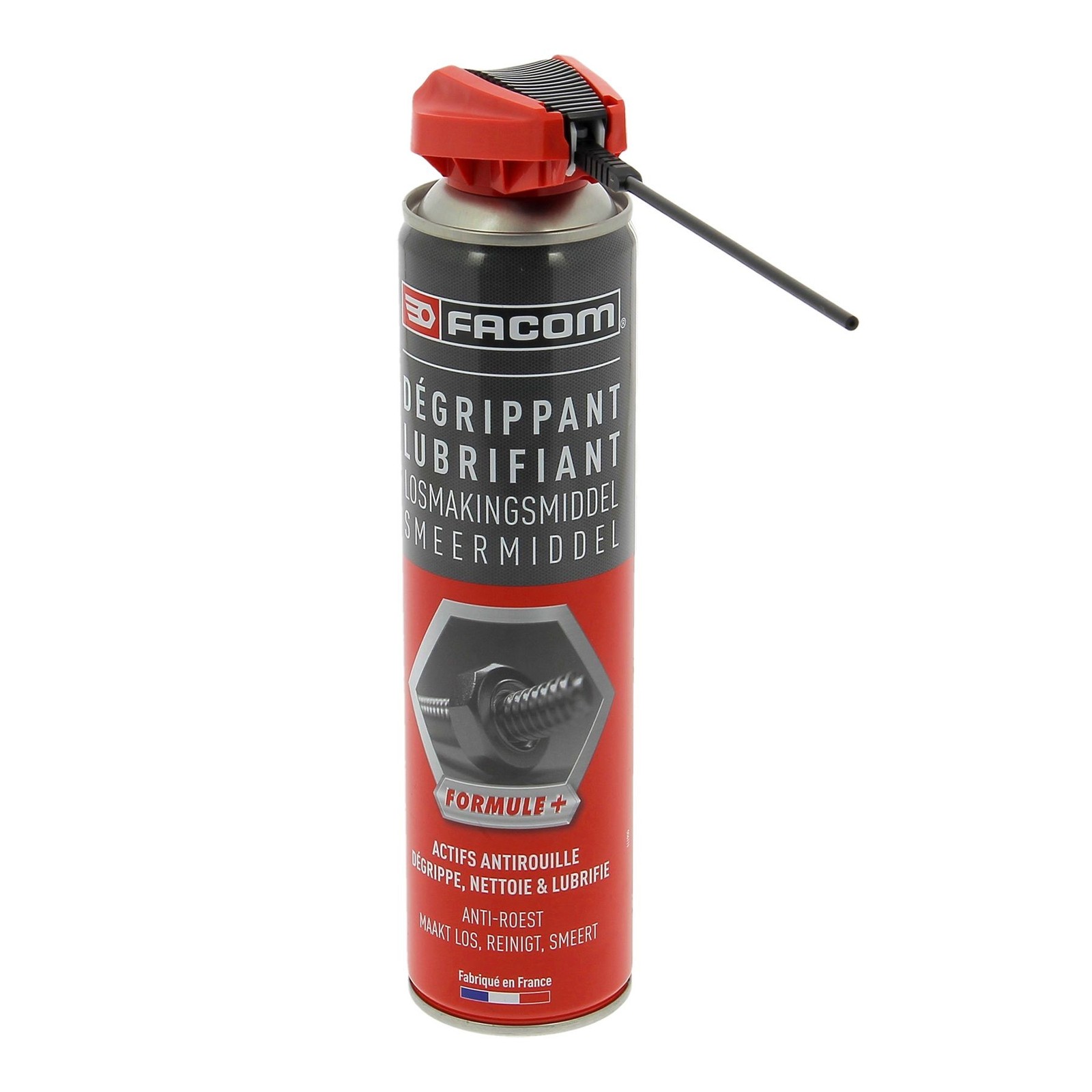 Dégrippant-lubrifiant à forte pénétration aérosol lubrifiant métaux