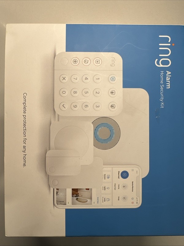 Ring Alarm Home Security Kit 8-Piece Base Station Keypad Sensors