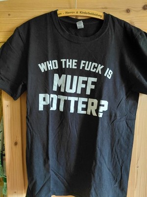 Bandshirt der Gruppe Muff Potter, schwarz, Grösse M, gebraucht gut erhalten