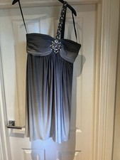 Prom Cocktail Evening Short One Shoulder Strap Dress UK 12