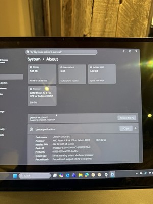 Upgraded ASUS Pro Art 16in Creator Laptop H7606 64GB RAM