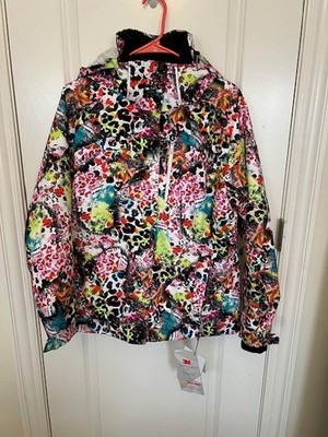 NWT Sunice Mirage Multicolor women's ski jacket- Size 12