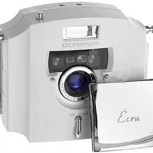 OLYMPUS　Ecru Olympus ECRU 35mm Point & Shoot Film Camera for sale online