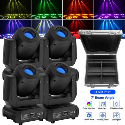 120W Prisma Moving Head 8 Gobos 8 Farben DMX DJ Show Bühnenlicht mit Flightcase