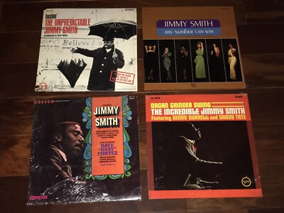 JIMMY SMITH ALBUM RECORD LP VINYL LOT OF 4 ANY NUMBER SWING CORTEZ BASHIN SHRINK