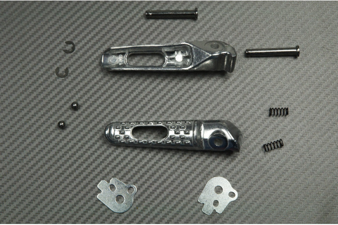 Repose-pieds passager CBR 600 RR en aluminium argent haute résistance pour Honda 03-04