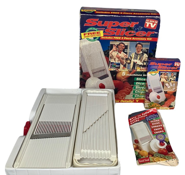 Vintage Super Slicer As Seen On TV 5 Slicing Machines In 1 Ask Mike