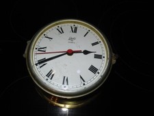 Schatz 1881 Quartz ältere große Schiffsuhr guter Zustand 18 cm FF