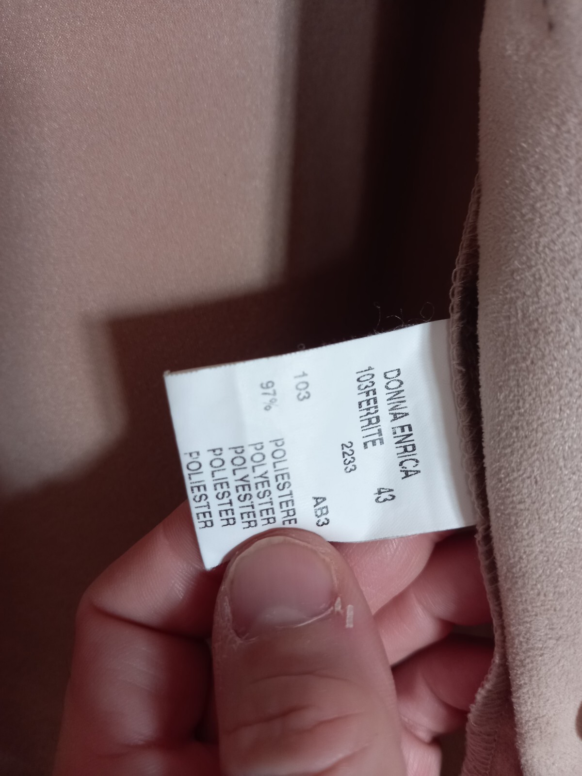 97% POLYESTER VISCOSE LIGHT BEIGE LIGHTWEIGHT JAC… - image 12