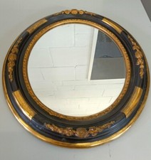 Auswahl Vintage Wand Spiegel rund & oval gold Rahmen Antik Garderobe Badezimmer