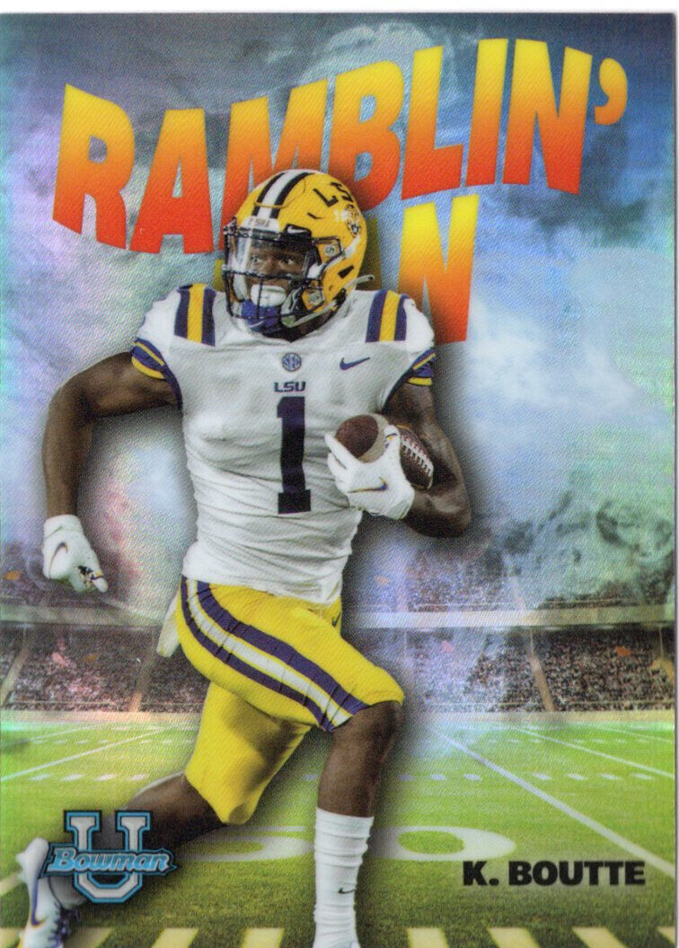 2022 Bowman University Chrome Ramblin Man #RM-14 Kayshon Boutte