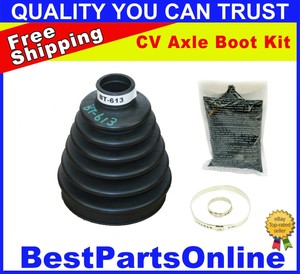 Front Inner & Outer CV Axle Boot Kit For Toyota Highlander 2004-2005 6 Cyl FWD Front Inner & Outer CV Axle Boot Kit For Toyota Highlander 2004-2005 6 Cyl FWD