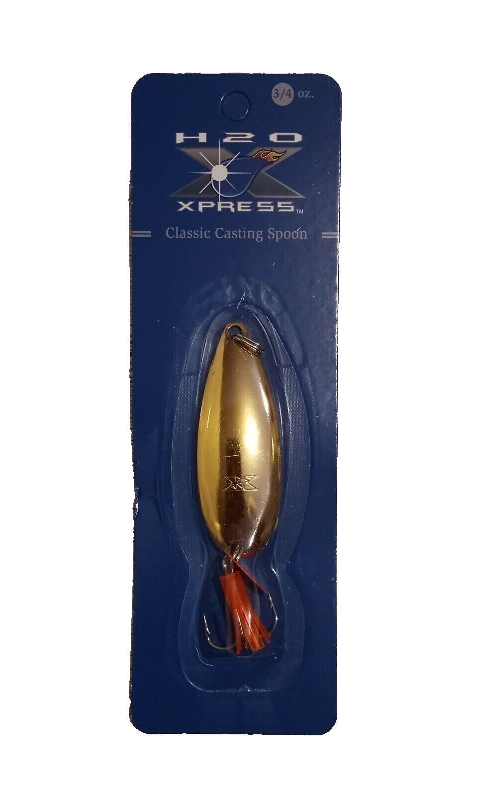 3 x H20 Xpress Classic Casting Spoon 3/4 Oz - 4" Gold Spoons