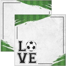 Soccer Love, DS, scrapbook paper - Scrapbook Customs 30484