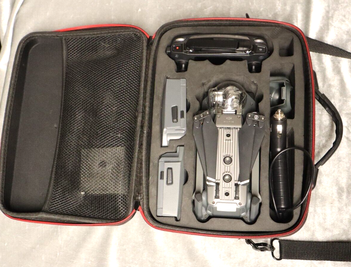 DJI Mavic 1 Pro Camera Drone with case and accessories-image