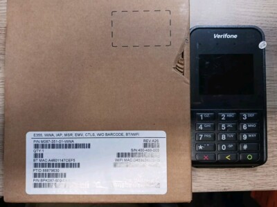 Verifone E355 Payment Terminal Wireless Mobile Bluetooth Wi-Fi M087-351-01-WWA
