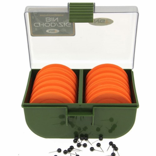 2 cajas de contenedores Chod Zig + 10 bobinas de EVA NGT (950) caja de aparejo pesca de carpa - Imagen 3 de 5