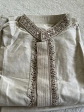 Men’s Silk 3 Piece Salwaar Khameez Size 42