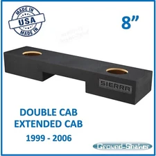 Gmc Sierra Extended Cab 1999-2006 8" Dual Sealed Sub Box Subwoofer Enclosure