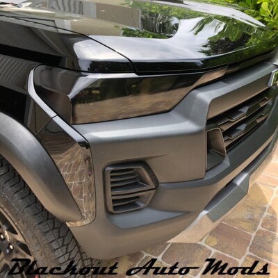 Headlight Blackout Kit Smoked Vinyl Overlay For 2023 Chevrolet