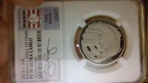 2014-S Proof Clad 50c Baseball Hall of Fame Half Dollar NGC PF 70