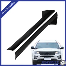 Windshield Outer Trim Molding Left Right Pair Side For Ford Explorer 2011-2019