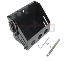 Black Drop-Down Battery Box Light Weight 10.5"x7"x8" Hot Street Rod Racing Drag 