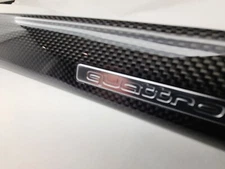 AUDI REAL CARBON FIBER DASH INTERIOR TRIM 08 09 10 11 12 13 14 A4 S4 B8 QUATTRO