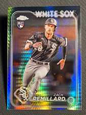 2024 Topps Chrome SPECTRUM REFRACTOR ROOKIE Zach Remillard, item 1
