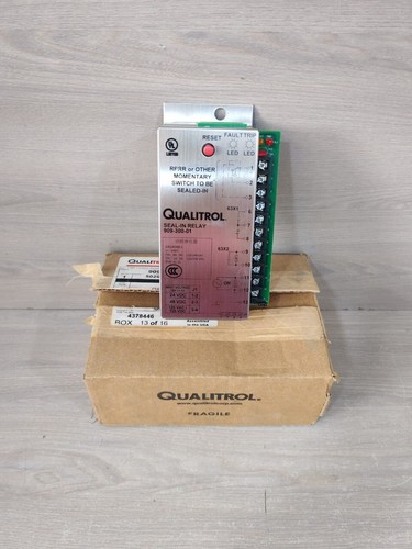 QUALITROL 909-300-01 SEAL- IN RELAY 24VDC - NEW WITH FILTHY BOX