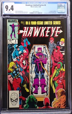 Hawkeye #4 - cgc 9.4 (1983)