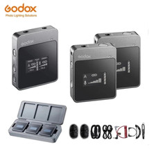 Godox MoveLink M2 2.5G Wireless Lavalier Microphone System Transmitter Receiver