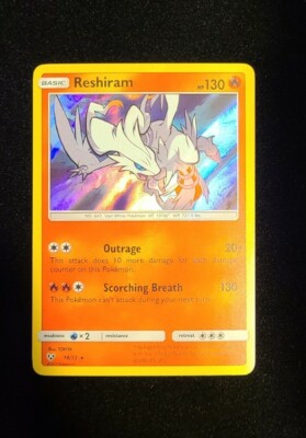 shiny reshiram pokemon card PTCG Pokemon Chinese Dreams Come True SM AC2B GX SSR Shiny Reshiram Full  Art NEW
