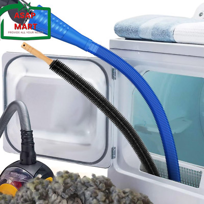 Sealegend 2 Pieces Dryer Vent Cleaner Kit and Dryer Lint Brush Vacuum Hose Attac