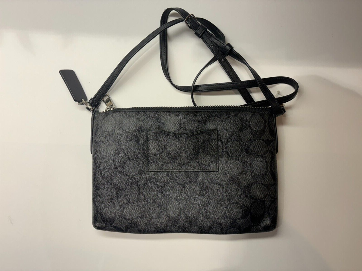 Coach Signature East West Pop Up Black Crossbody AND Slim Coach Signature East West Pop Up Black Crossbody AND Slim