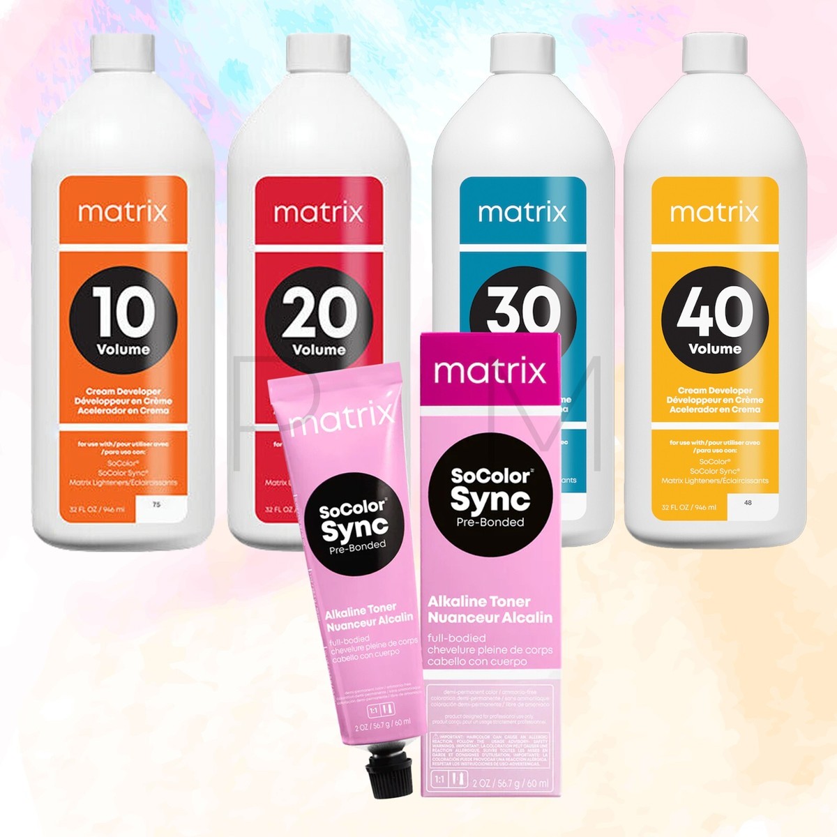 MATRIX SoColor Sync Pre-Bonded Alkaline Toner or Cream Developer