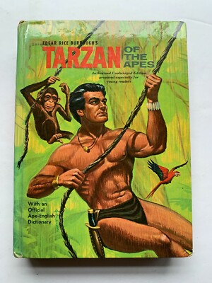 Edgar Rice Burrough's Tarzan of the Apes Whitman 1964 Hardcover